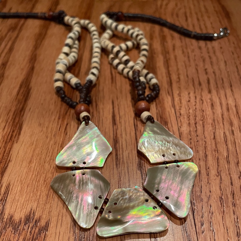 Brown Tan Necklace